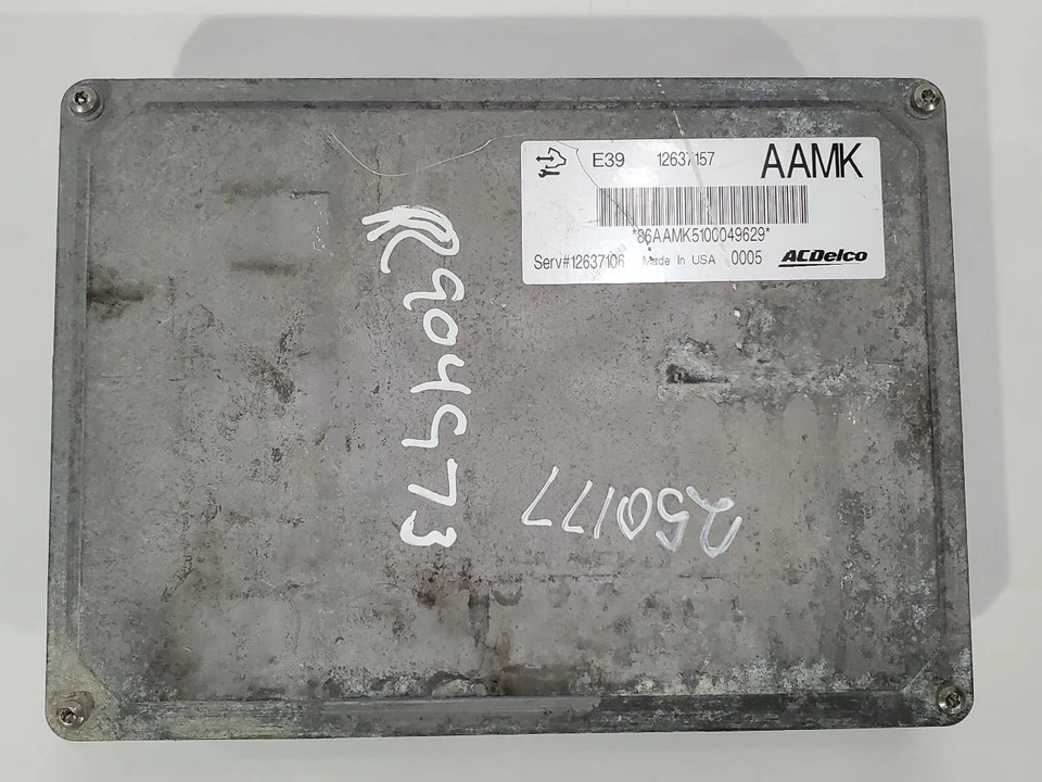 Оригинальный электронный модуль управления 3,6 л 2010 2012 Cadillac CTS 12637106 - Изображение 2 из 4