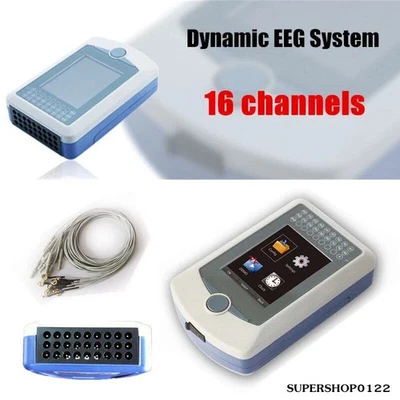 全新动态EEG系统,16个频道,24小时携带录音,USB,EEG CMS4100 - 第 10/11 张图片