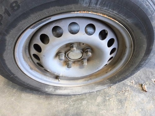 Used Wheel fits: 2010 Ford Transit connect 15x6 steel TPMS black Grade A - Picture 9 of 24