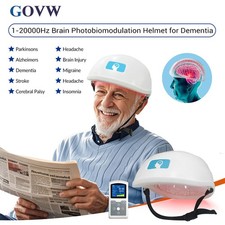 810nm NIR Light Therapy PBM Brain Helmet for Parkinson Stroke Cognitive Boost