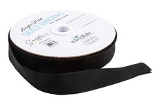 Riley Blake Designs Single-Fold Quilt Binding Confetti Cotton&trade; Pitch Black