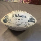1997 Signed Denver Bronco Football This Is A Souvenir