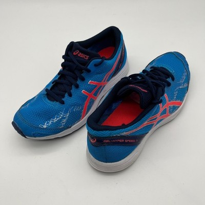 ASICS Gel Hyper Speed 7 Womens Running Shoes Blue Pink T679N Size 7.5
