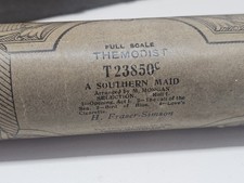 Vintage &Auml;olian Themodist Pianola Player Pianorolle Originalverpackt