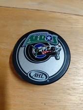 HOUSTON AEROS AMERICAN HOCKEY LEAGUE AHL OFFICIAL HOCKEY PUCK