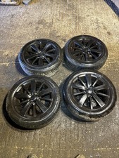 4x MK6 5K VW GOLF 5-STUD 16" 6.5J ET50 10-SPOKE ALLOY WHEELS & TYRES 205/55/16