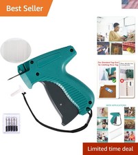 Price Tagging Gun for Clothing with Needles  Fasteners - Turquoise