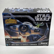 Star Wars Saga Collection Darth Vader's TIE Advanced X1 Starfighter 2006 SEALED