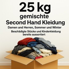 25kg Second Hand Kleidung Damen Herren Sommer Winter Wiederverkäufer B2B B2C