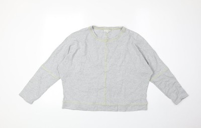 Thoughts Damen grau Polyester Pullover Sweatshirt Größe 12 Pulli