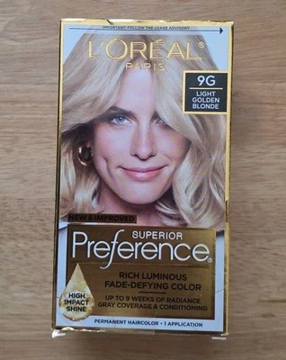 L'Oreal Paris - Superior Preference 9G Light Golden Blonde Permanent Hair Color