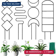 4 Packs Trellis for Climbing Plants Indoor, HENABLE Small Garden Metal Trellis f