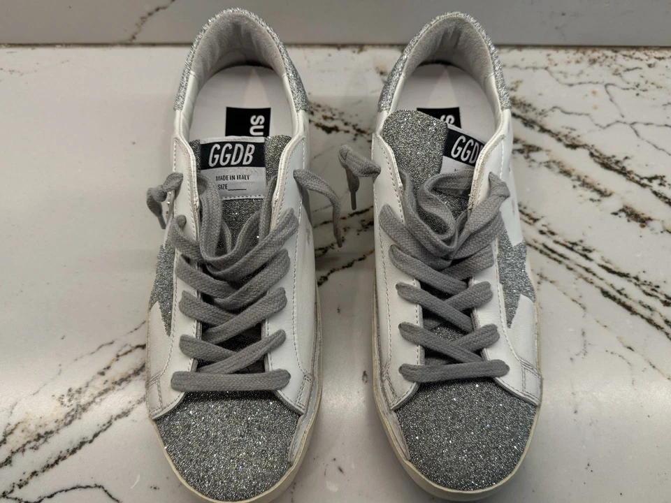Zapatillas Golden Goose Superstar con cristales de Swarovski - talla 38 - como nuevas   Foto 3 de 4