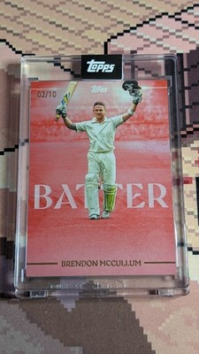 2025 Topps Cricket Legends of the Game Vol 2 Brendon Mccullum /10