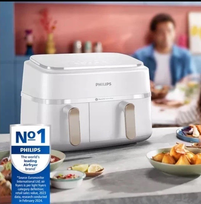 PHILIPS 3000 Series NA353/19 9L Dual Basket Air Fryer