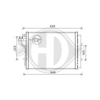 1X Kondensator, Klimaanlage Diederichs DCC1993 Passend FüR Hyundai