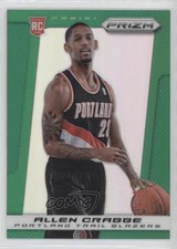 2013-14 Panini Prizm Retail Green Prizm Allen Crabbe #295 2r7
