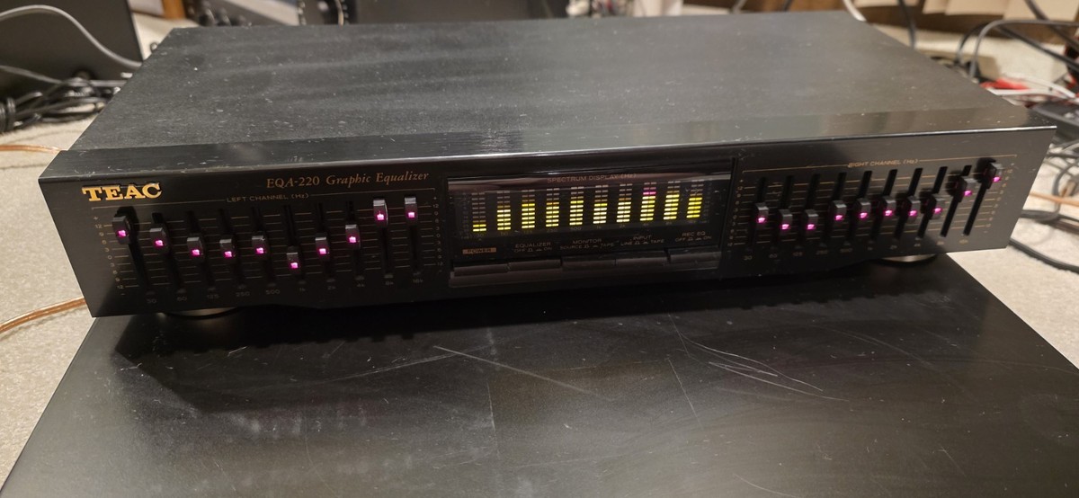 TEAC EQA-220 Vintage Stereo Graphic Equalizer | eBay