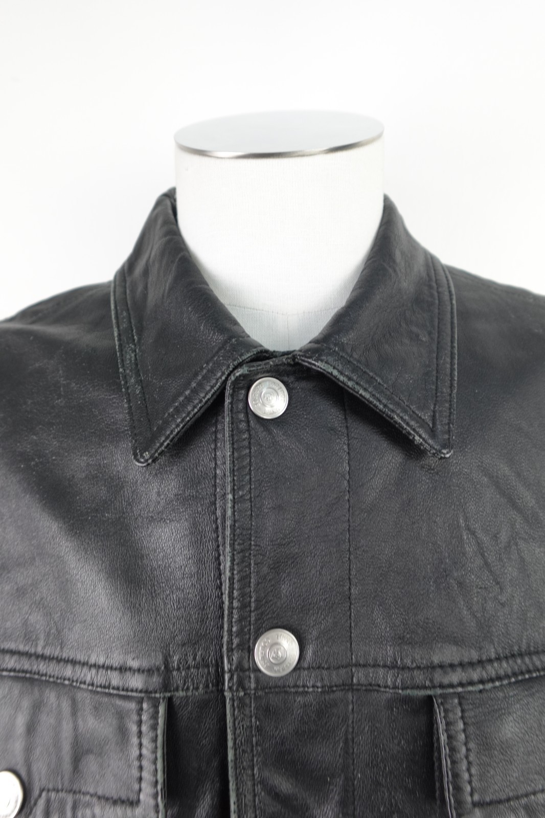 Versace Jeans Couture Jacket Leather Men's Size XL Man Vintage Medusa thumbnail 2