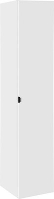 Hochschrank Serie LOSSA 1 Türe,Anschl. rechts, weiß Hochglan