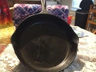 Vintage GRISWOLD Cast Iron SKILLET # 8 SMALL LOGO 704 Sits Flat No Wobble