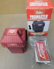 Mallory 28880 Promaster Classic Coil Oil Filled 64000v Square Red Wmount