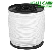3/16in × 1000ft Nylon Solid Braid Rope High UV Abrasion Resistance Industrial