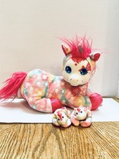 Just Play Unicornio Sorpresa Peluche Unicornio Con 2 Bebés 2022 12 pulgadas Estrellas Arco Iris