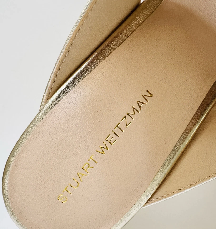 STUART WEITZMAN WOMEN’s Miami Wedge Slide Sandal Shoes | Size 7.5 | $450 | NEW - Image 3 of 4