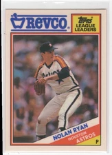 1988 Topps Revco League Leaders Nolan Ryan Houston Astros #8