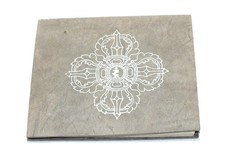 Handmade Paper Journal Notebook Greyish Cover Thicker Natural Colored Ephemera