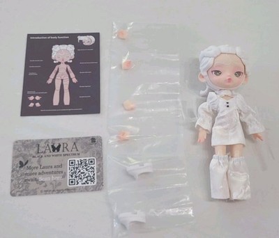 Toy City Laura Black White Spectrum Series 5.9'' BJD Creative Collectible