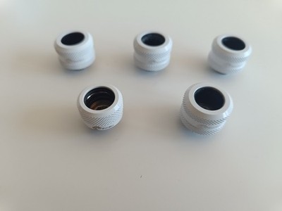 Bykski G1/4 Hardtube Fittings 14mm | Weiß | 5 Stück