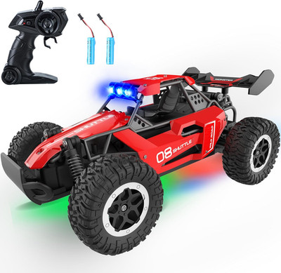 Remote Control Car for Kids 3 4 5 6 7+, 20 KM/H High-Speed RC Cars with LED Ligh