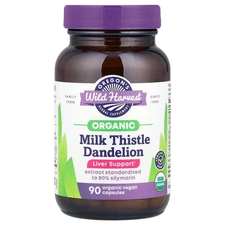 Oregon s Wild Harvest Milk Thistle Dandelion 90 Vegetarian Capsules Dairy-Free,