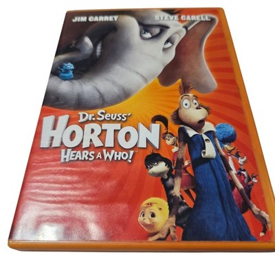 Dr. Seuss Horton Hears A Who! Jim Carrey DVD 2008 Family Comedy Special Features