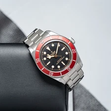 TUDOR Black Bay M7941A1A0RU On Bracelet Red Bezel Insert