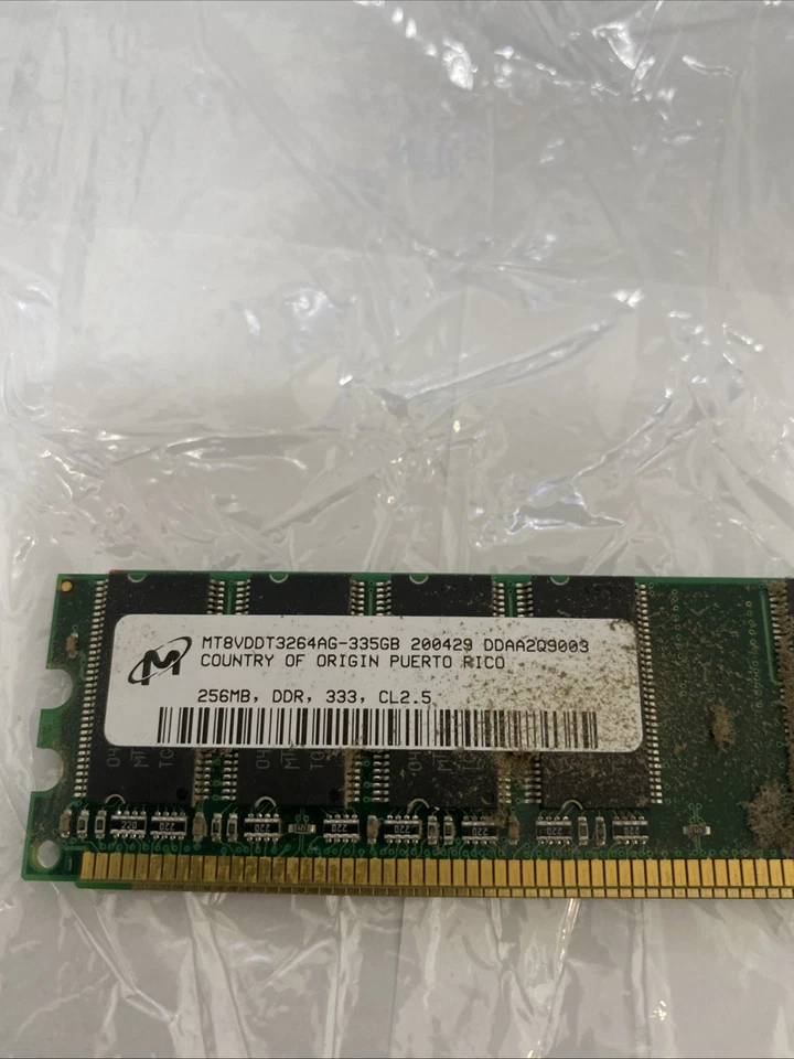 Crucial PC2-8500 1 GB DIMM 1066 MHz DDR2 SDRAM Memory (CT12864AA1067) - Image 2 of 4