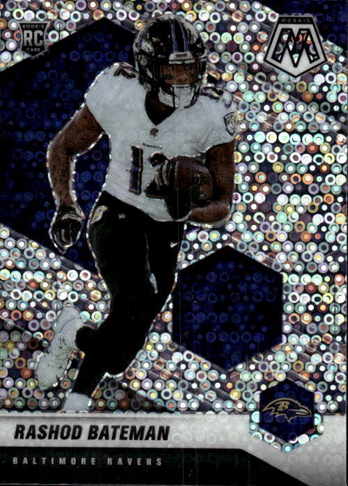 2021 Panini Mosaic Rashod Bateman #310 No Huddle Prizm Silver Baltimore 21E