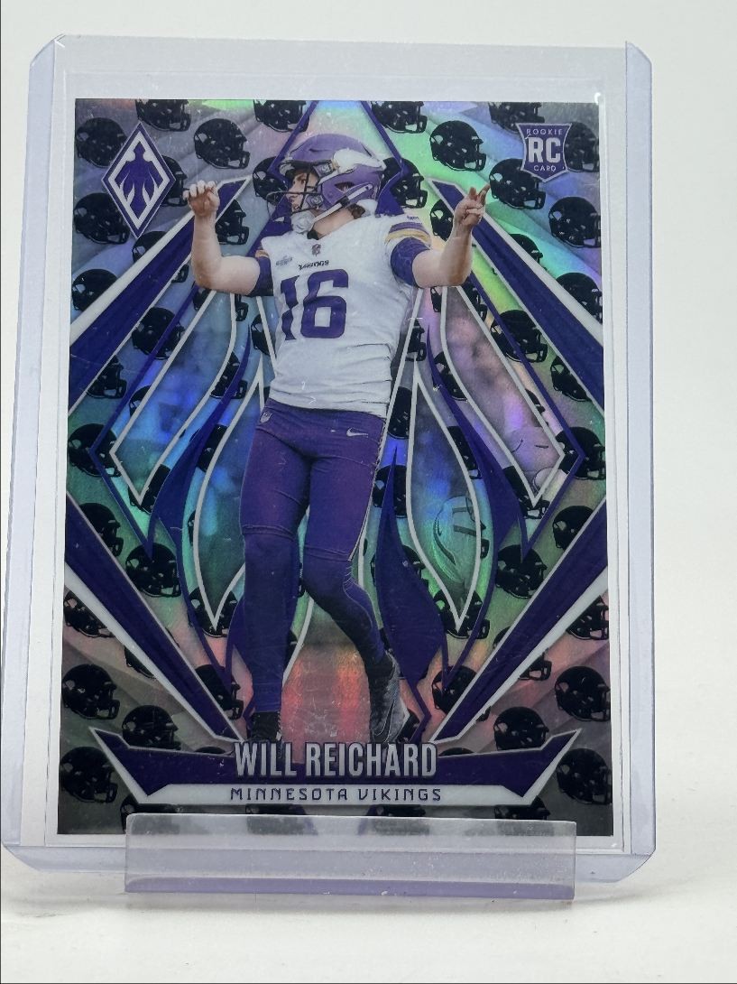 WILL REICHARD 2024 PHOENIX ROOKIE TEAM LOGO PRIZM VIKINGS RC /399 Q3641