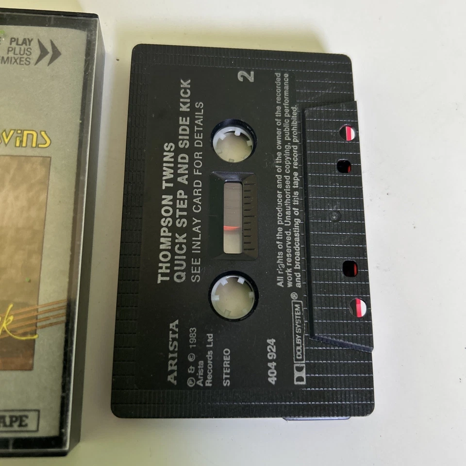 The Thompson Twins - Quick Step & Side Kick - Cassette Tape Album - 1983 Arista - Image 3 of 4
