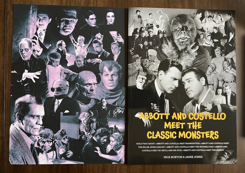 ABBOTT COSTELLO FRANKENSTEIN DRACULA WOLFMAN Limited Edition Art Print Magazine