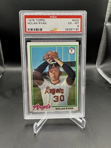1978 TOPPS #400 NOLAN RYAN ANGELS HOF PSA 6