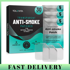 Herbal Quit Smoking Patches 7mg Transparent Stop Smoking Aid 30 Count Patches