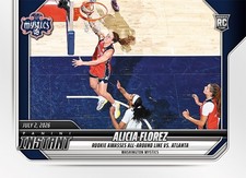 2026 Panini Instant WNBA #216 Alicia Florez Washington Mystics RC PRESALE