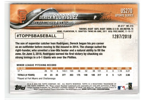 2018 Topps Baseball (Gold Parallels /2018: Series 1, 2, Update) - Multi-Discount - Picture 91 of 91