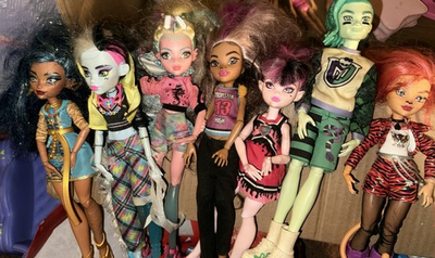 #ad Monster High Dolls Lot with Playsets Furniture Accessories Frankie Stein $90.00