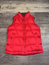 L.L. Bean Kids Red Down Vest Size L 6X-7 LL Bean