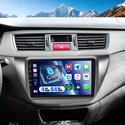 [8 Core 4+64GB] Qualcomm Android 15 Car Stereo for Mitsubishi Lancer 9 IX 200...