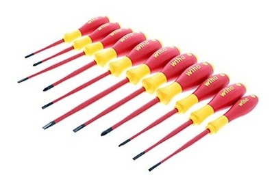 Wiha 32198 Insulated Slim Screwdriver Set, 11-Piece 